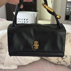marc jacobs Elegant Black Leather Handbag